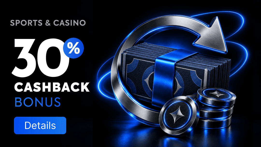 %30 CASHBACK BONUS